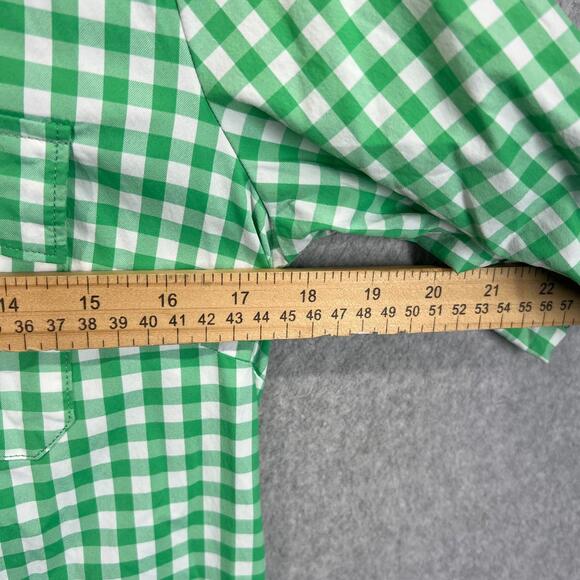 Peter Millar x The Masters Gingham Shirt Dress Women's Size S Roll Tab Golf EUC - Picture 10 of 11